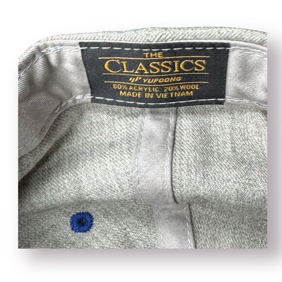 Who’s‎ Poppin’ Snapback Adjustable Hat Grey/Blue/Green BNWT - Picture 3 of 5